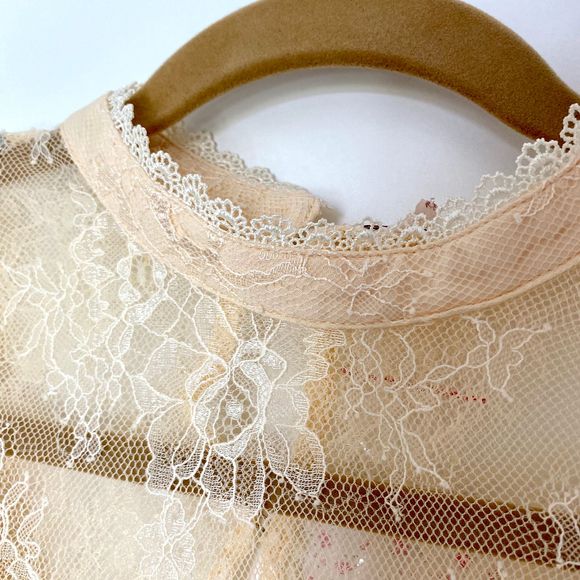 Free People Secret Admirer Blouse In Eggnog - Picture 8 of 16